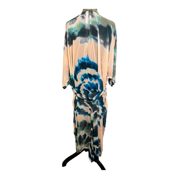 Suki So Kimono Blue Peach - Picture 6 of 9